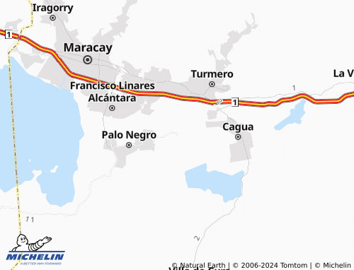 MICHELIN Santa Cruz map - ViaMichelin