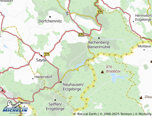 MICHELIN Cämmerswalde map - ViaMichelin