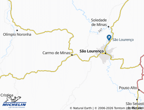 Mapa MICHELIN Carmo de Minas - ViaMichelin