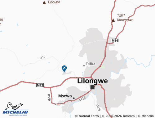 Mappa MICHELIN Msanje - ViaMichelin