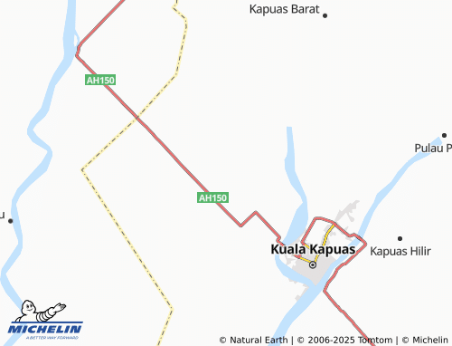 MICHELIN Bungai Jaya map - ViaMichelin
