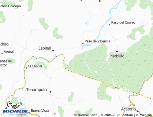 Mapa MICHELIN Ocotillar - ViaMichelin