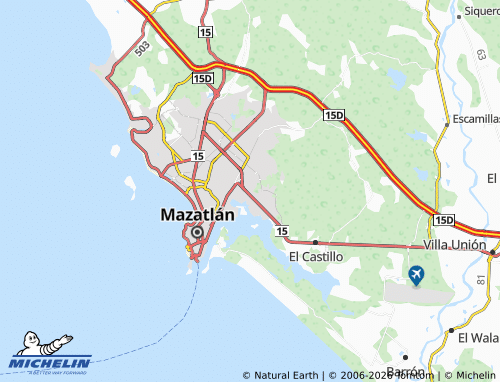 Mappa MICHELIN Mazatlán Ill - ViaMichelin