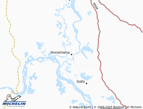 MICHELIN Anosimena map - ViaMichelin