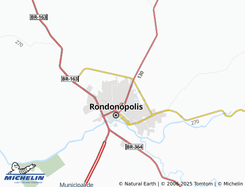MICHELIN Vila Santo Antônio map - ViaMichelin