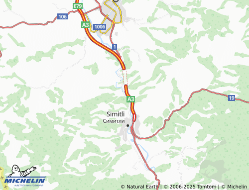 MICHELIN Zheleznitsa map - ViaMichelin