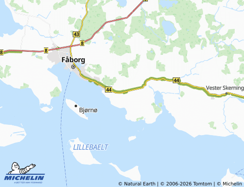 Mapa MICHELIN Bogentved - ViaMichelin
