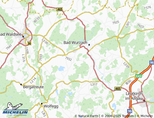 MICHELIN Oberziegelbach map - ViaMichelin