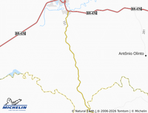 Mapa MICHELIN Lajeado - ViaMichelin