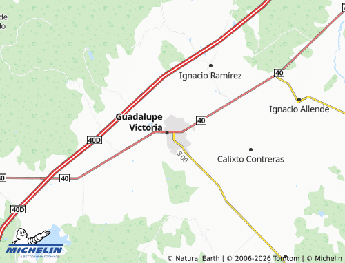 Mappa MICHELIN Zona Centro - ViaMichelin