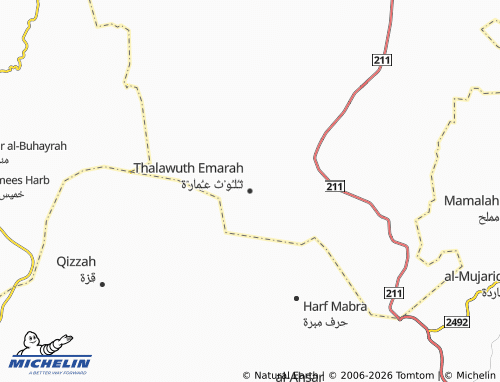 Carte MICHELIN Thalawuth Emarah - ViaMichelin