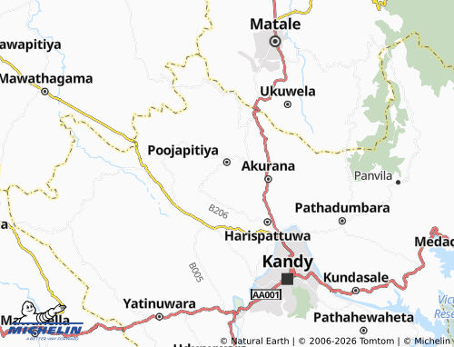 Mappa MICHELIN Batagalla North - ViaMichelin