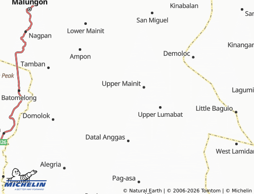 Mappa MICHELIN Panamin - ViaMichelin