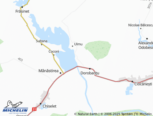 MICHELIN Boșneagu map - ViaMichelin