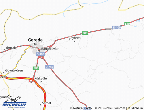 Mappa MICHELIN Yağdaş - ViaMichelin
