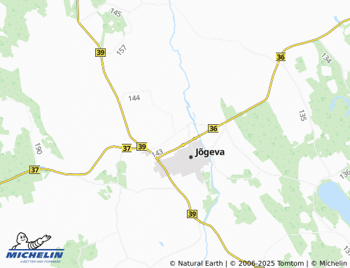MICHELIN Liivoja map - ViaMichelin