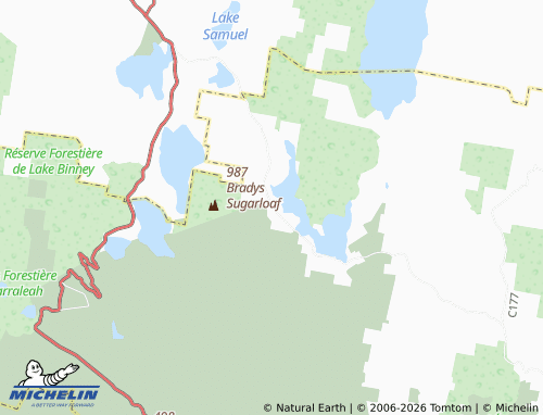 MICHELIN Dee map - ViaMichelin