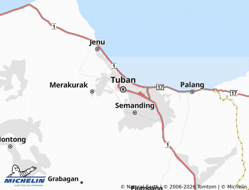 MICHELIN Karang map - ViaMichelin
