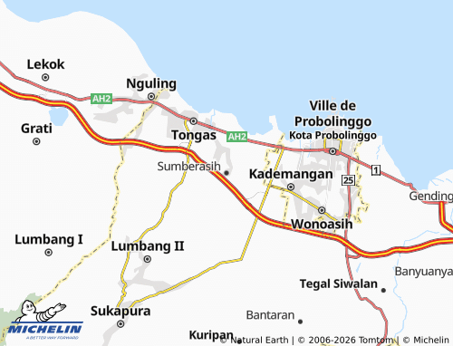 Mapa MICHELIN Sumberasih - ViaMichelin