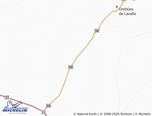 MICHELIN Campana map - ViaMichelin