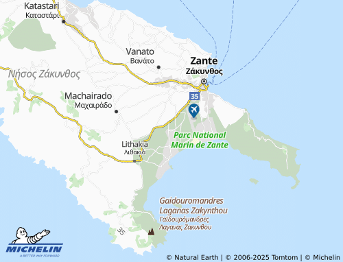 MICHELIN Agrilia map - ViaMichelin