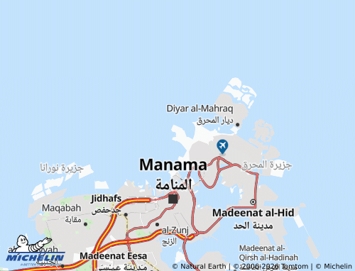 MICHELIN Al Sayh map - ViaMichelin