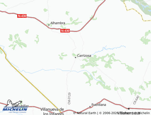MICHELIN Carrizosa map - ViaMichelin