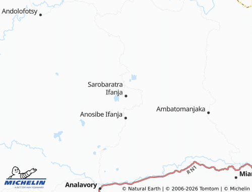 Mappa MICHELIN Sarobaratra Ifanja - ViaMichelin