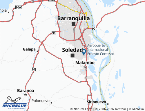 Mapa MICHELIN Soledad - ViaMichelin