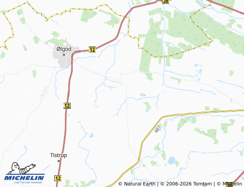 MICHELIN Krusbjerg map - ViaMichelin