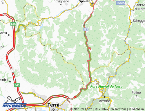 MICHELIN-Landkarte Montebibico - ViaMichelin