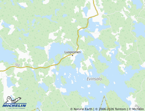 MICHELIN Luopioinen map - ViaMichelin