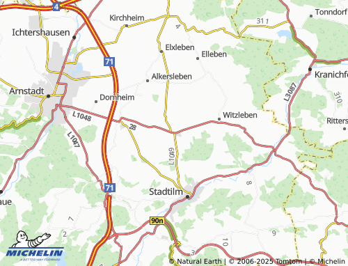 MICHELIN Wüllersleben map - ViaMichelin