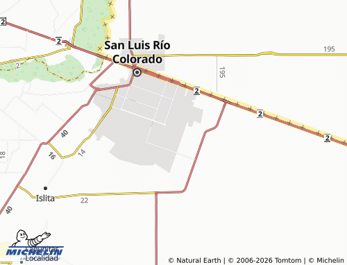Mapa MICHELIN Nuevo San Luis - ViaMichelin