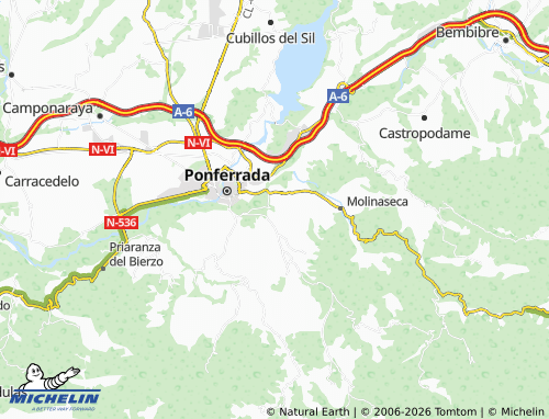 Mapa MICHELIN Campo - ViaMichelin