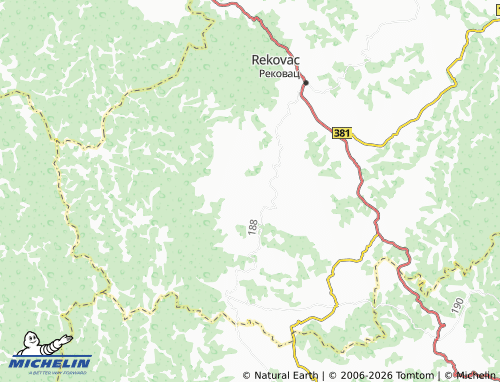 Mapa MICHELIN Maleševo - ViaMichelin