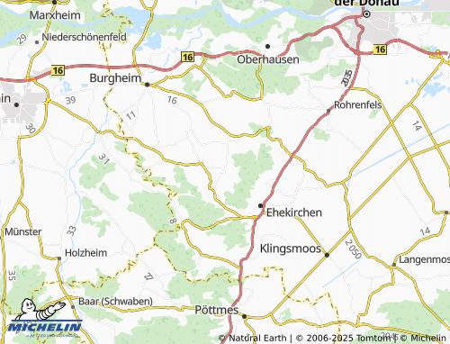 MICHELIN Bonsal map - ViaMichelin