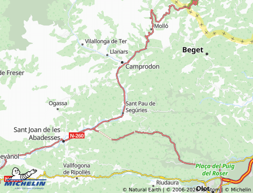 Carte MICHELIN La Ral - ViaMichelin