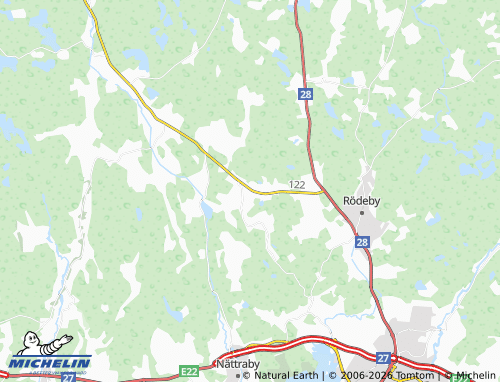 MICHELIN Fridlevstad map - ViaMichelin