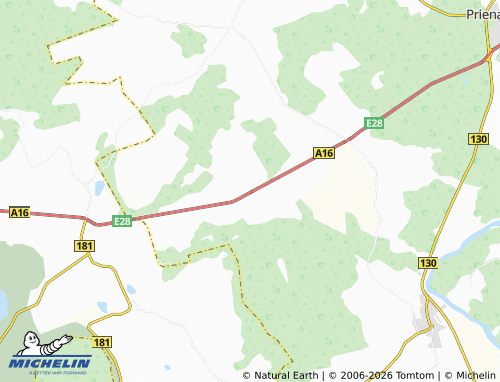 Mappa MICHELIN Naujoji Ūta - ViaMichelin
