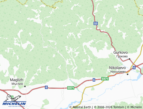 MICHELIN Slivito map - ViaMichelin