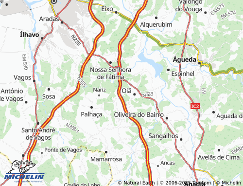 MICHELIN Carris map - ViaMichelin