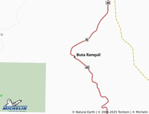 MICHELIN Buta Ranquil map - ViaMichelin