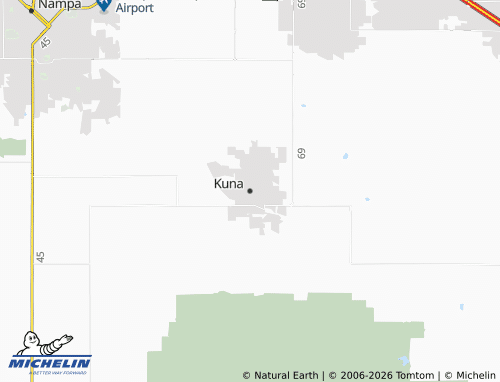 Mappa MICHELIN Kuna - ViaMichelin