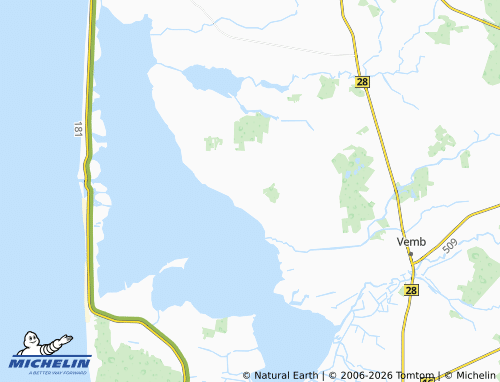 Kaart MICHELIN Nørby Gårde - ViaMichelin