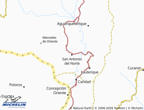 MICHELIN San Antonio del Norte map - ViaMichelin