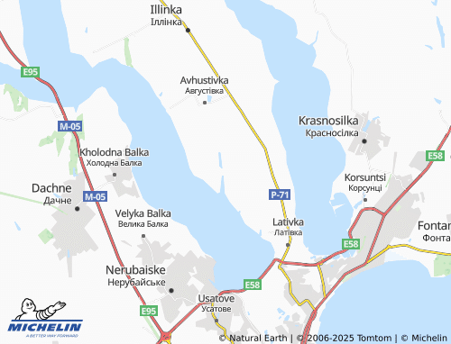 MICHELIN Protopopivka map - ViaMichelin