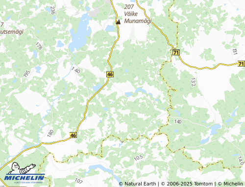 MICHELIN Vidrike map - ViaMichelin