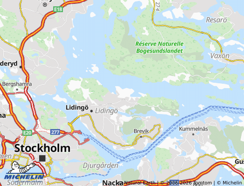 Mapa MICHELIN Bosön - ViaMichelin