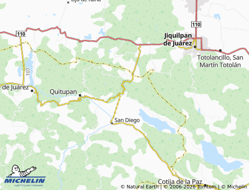 Mapa MICHELIN Carrillo Puerto - ViaMichelin